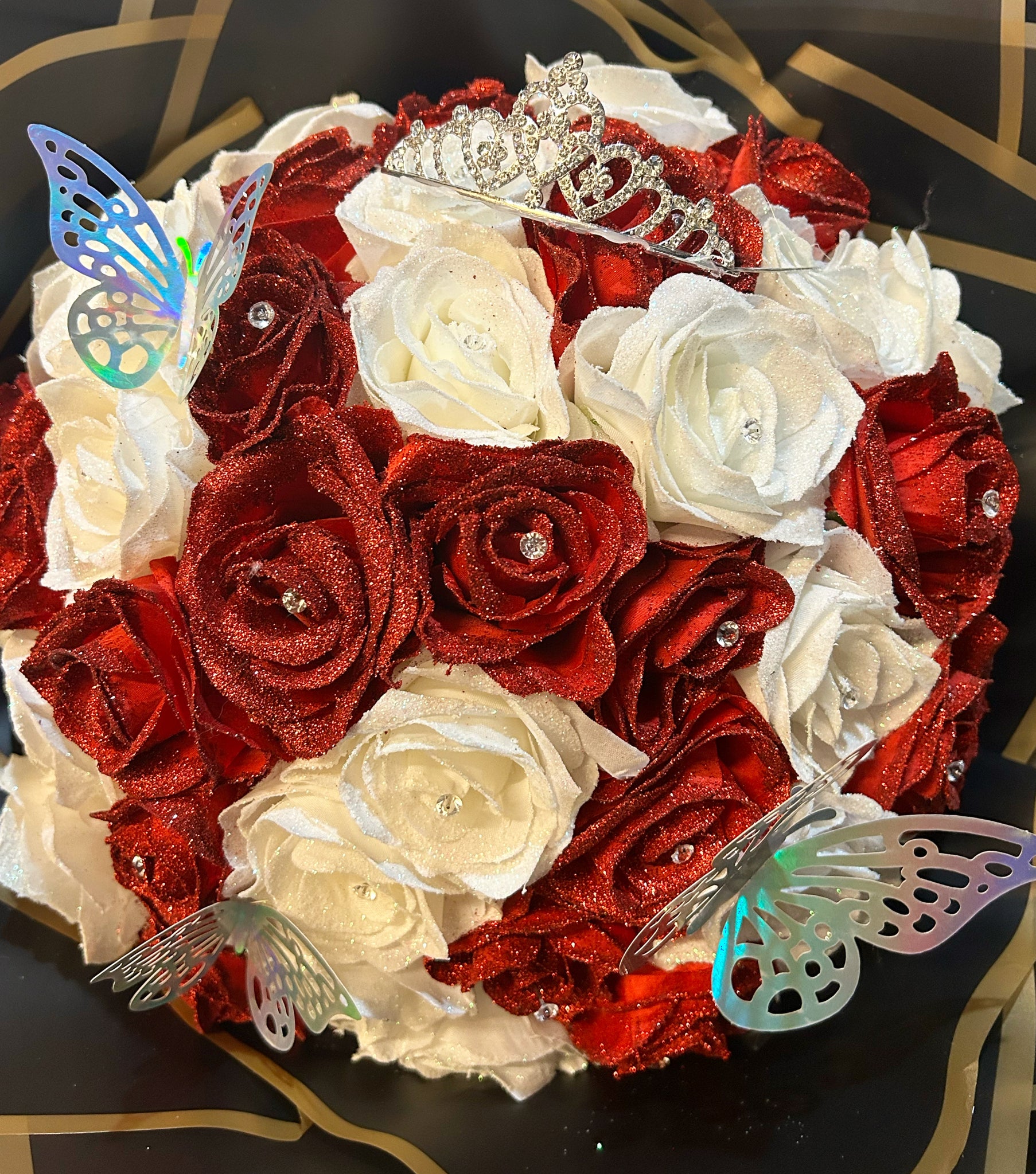 Eternal Glitter Roses – Princess Peyton