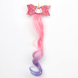 Rainbow Hair Extension Clips